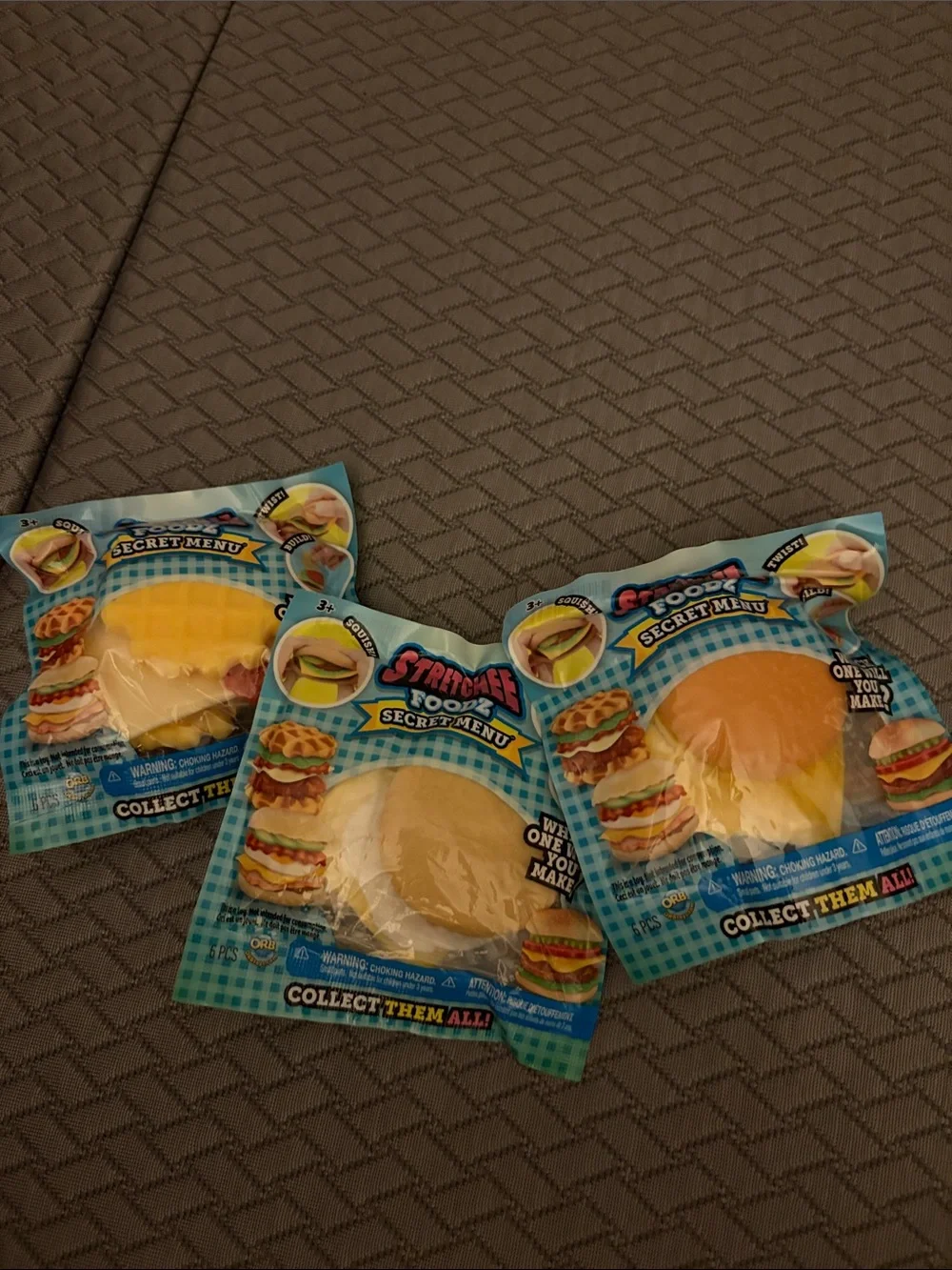 NWT Stretchee Foodz Secret Menu Squishy Toy Pack - full set